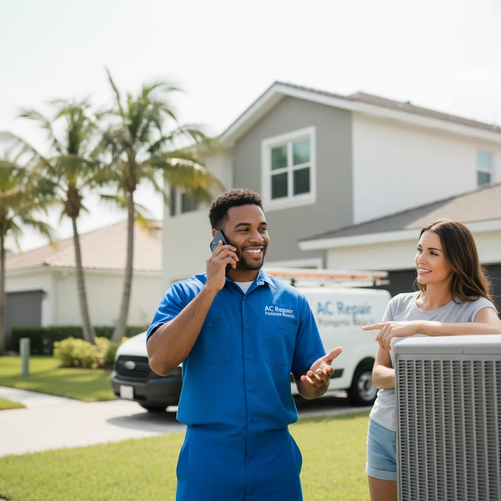 AC Repair Pompano Beach customer support in Shoreham